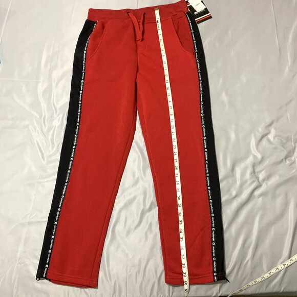 NWT. Akademiks Sweatpants. Red with Black Side Logo. Men. Size XL. - Picture 3 of 10